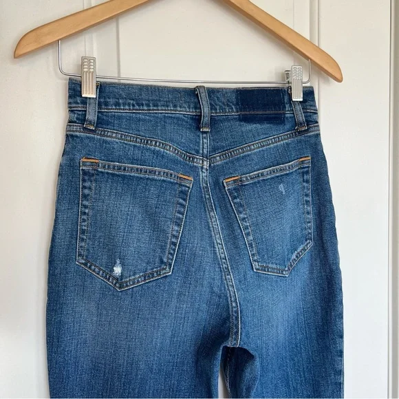 Abercrombie & Fitch curve love ultra high rise the ankle straight jean Size 27 - Picture 6 of 9